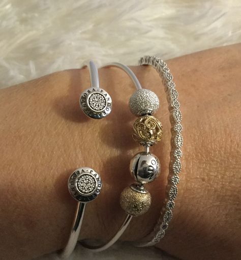 Silver Bracelet Designs, Pandora Bangle, Pandora Essence, Essence Collection, Jewelry Drawing, Pandora Jewelry Bracelets, Bracelet Ideas, Sterling Silver Bangles, Pandora Bracelets