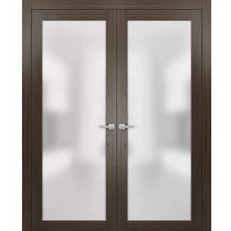 French Double Doors, European Doors, Soft Opening, Frosted Glass Door, Glass French Doors, Door Hardware Interior, Wood Doors Interior, Protecting Your Home, Wood Glass