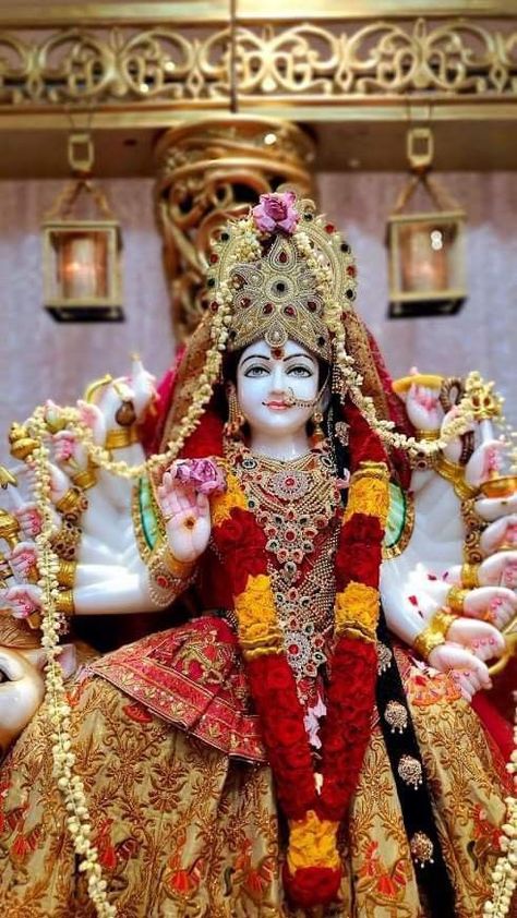 Durga Maa New Image, Amba Maa Images, Amba Mataji Images, Bal Krishna Video, Maa Pic, Durga Puja Wallpaper, Maa Ambe, Navratri Wallpaper, Navratri Devi Images