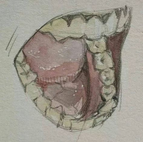 Art Sketchbook Mouth, Mouth Wide Open Reference, Edgy Gore Art, Gut Spill Art, Teeth Drawing Reference, Mouth References, Mouth Drawing, Arte Inspo, Arte Sketchbook