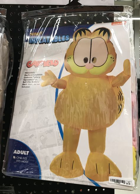 Garfield Halloween Costume, Garfield Swimsuit, Garfield Stuff, Garfield Costume, Garfield Halloween, Garfield Figurines, Garfield Birthday, Garfield Collection, Spirit Halloween Costumes