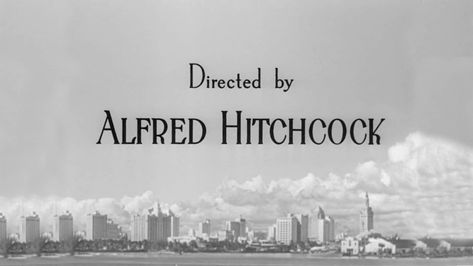 Notorious 1946, Movie Typography, Claude Rains, Ingrid Bergman, Title Sequence, Cary Grant, Movie Titles, Alfred Hitchcock, Horror Films