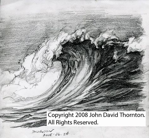 Tsunami Drawing, Ocean Wave Drawing, Waves Sketch, Surf Drawing, Wave Drawing, Shading Drawing, On The Spectrum, Water Drawing, Pencil Shading