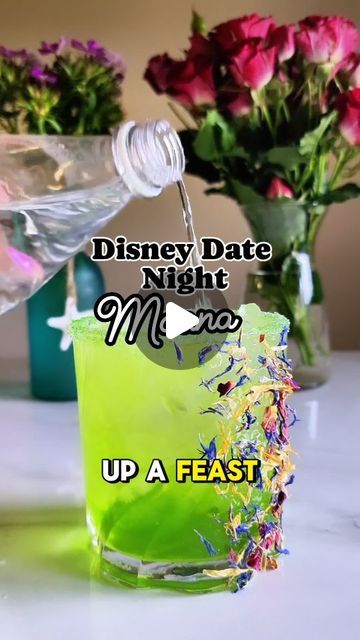 Heather Metroka ✨️ Magical Food & Cocktail Recipes on Instagram: "Join us for Disney Date Night! 🌴🍹🥭 Tonight, we are headed to Motunui watching Moana!   Comment LINK, and I'll send you all the deets for all the recipes and menus!   Did you guess right?? Surprisingly, lots of you were thrown off this week by the pineapple! But don't you worry, I've got an equally good Lilo and Stitch Date Night Coming up real soon!   For this meal, we started with a delicious Heart of Te Fiti cocktail. Comment COCKTAIL, and I'll DM you that cocktail recipe! 💙💓   For the appetizer, I whipped up some island coconut shrimp with a homemade apricot dipping sauce.   For the main course, I made some tropical chicken skewers, sorry hei-hei. 🤔 I served that with some Hawaiian fried rice, and just for fun, serv Lilo And Stitch Cocktail, Apricot Dipping Sauce, Disney Date Night, Disney Date, Tropical Chicken, Hawaiian Fried Rice, Disney Movie Night Food, Magical Food, Disney Movie Night Dinner