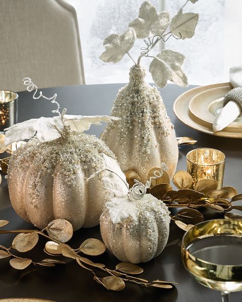 Who says fall can’t have some sparkle?✨ Muted metallics are shining bright as one of this season's top trends—because a little glow never hurts. #FallTrends #MutedMetallics Mercury Glass Votives, Faux Eucalyptus, Affordable Modern Furniture, Eucalyptus Garland, Z Gallerie, Wreaths & Garlands, Oval Table, All Holidays, Cup Set