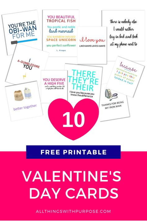 Valentine Cards Printable Free, Funny Valentine Cards, Funny Valentines Day Cards, Beautiful Tropical Fish, Punny Valentines, Funny Valentines Cards, Funny Valentines Day, Printable Ideas, Valentines Day Cards