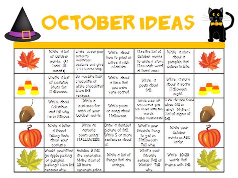 Classroom Freebies Too: October Writing Freebie! October Themes For Toddlers, October Preschool Themes, October Lesson Plans, October Preschool, Halloween Lesson Plans, October Writing, Daycare Lesson Plans, October Lessons, Daycare Curriculum