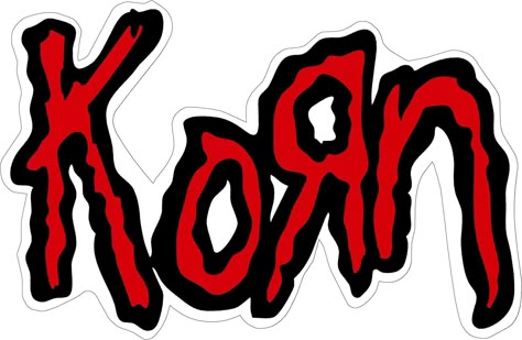 Korn Logo, Rock Baby Clothes, Punk Fashion Diy, Minimal Shirt Design, Images Hello Kitty, Bear Artwork, Band Stickers, Band Wallpapers, Funny Decals