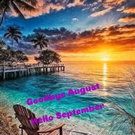 Goodbye August, 👋 Hello September. Please be a good month and bring smiles and happiness to my Family and Friends.🤗 😇 Goodbye August Hello September, August Hello, Goodbye August, Hello September, My Family, Family And Friends, Bring It On, Quick Saves