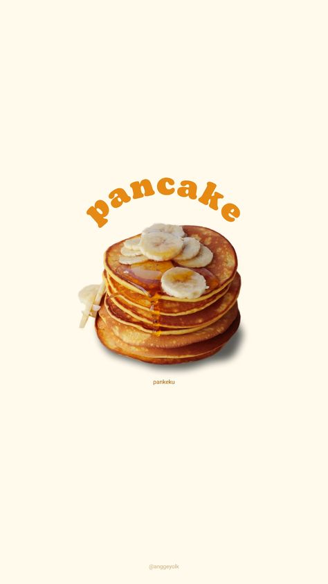 Pancake Wallpaper, Pancakes Wallpaper, Cozy Posters, Food Iphone, Scrapbook Overlay, Fresh Cake, Wallpaper Iphone Love, Food Infographic, Vintage Flowers Wallpaper