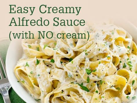 Alfredo With Milk, Heavy Cream Alfredo Sauce, Alfredo Sauce Recipe Easy Heavy Cream, Alfredo Sauce With Milk, Alfredo Sauce Recipe Without Heavy Cream, Alfredo Sauce Easy, Easy Alfredo, Alfredo Sauce Recipe Easy, Make Alfredo Sauce