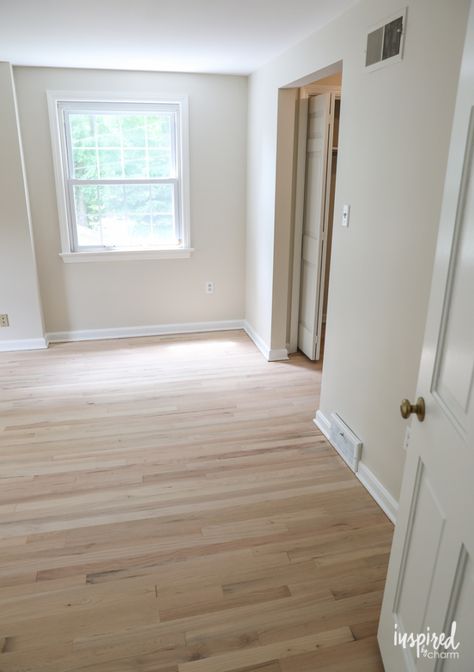 Resurface Hardwood Floors, No Stain Hardwood Floor, Wood Panels On Ceiling Ideas, Staining Wood Floors Before And After, Lighter Hardwood Floors, Refinished Original Hardwood Floors, Small Plank Hardwood Floors, Narrow Wood Flooring, Changing Hardwood Floor Color