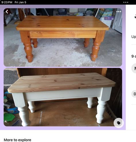 Pine Furniture Makeover, Coffee Table Upcycle, Coffee Table Makeover, Revamp Furniture, Refinishing Furniture Diy, Ikea Hackers, Colorful World, Diy Furniture Renovation, Table Makeover