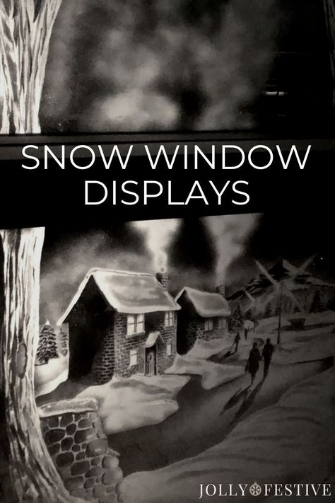 Snow Window Art Easy, Christmas Window Snow Spray Ideas, Snow Window Display, Snow Window, Window Snow Spray Ideas, Spray Snow Windows Ideas, Spray Snow Windows, Snow Spray Window Ideas Diy, Winter Window Decorations