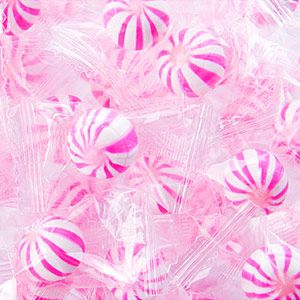 Something sweet. Pink Peppermint, Candy Balls, Glitter Rosa, I Believe In Pink, Pink Foods, Bulk Candy, Peppermint Candy, Tickled Pink, Everything Pink