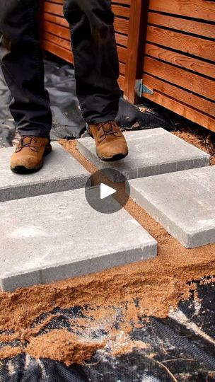 81K views · 156 reactions | Easy Paver Stepping Stone Install! #diy #pavers #steppingstone #backyard #fixthisbuildthat | Fix This Build That | Sunset Exotic · Foundations How To Make Pavers Diy, Pavers With Rocks In Between, Stepping Stone Pavers, Pavers Diy, Landscape Pavers, How To Install Pavers, Paver Stones, Stepping Stones, Foundation