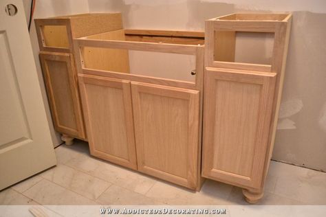 Stock Cabinets For Bathroom, Kitchen Cabinets For Bathroom Vanity, Unfinished Bathroom Vanity Cabinets, Base Cabinet Vanity, Bathroom Vanity Out Of Stock Cabinets, Stock Cabinets For Bathroom Vanity, Bathroom Vanity From Kitchen Cabinets, Unfinished Bathroom Vanity, Build Your Own Bathroom Vanity