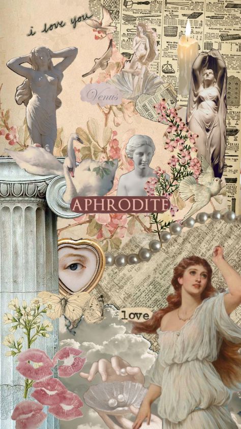 Aphrodite Wallpaper, Aphrodite Art, Aphrodite Cabin, Lady Aphrodite, Greek Goddess Art, Aphrodite Aesthetic, Aphrodite Goddess, Witchy Wallpaper, Greek Gods And Goddesses