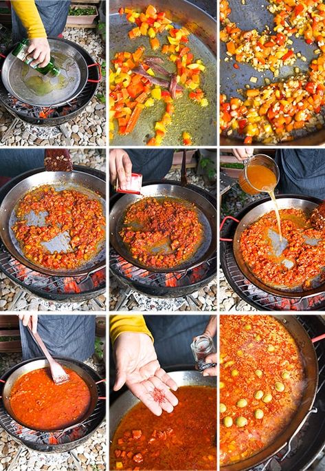 Best Paella Recipe, Paella Recipes, Paella Party, Paella Recipe Seafood, Spanish Paella, Bbq Pork Ribs, Paella Valenciana, Seafood Paella, Paella Recipe