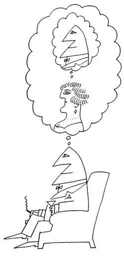 Minimalist Surrealism, Saul Steinberg, The Triangle, The New Yorker, Editorial Illustration, Art Plastique, Cartoon Illustration, New Yorker, Line Drawing