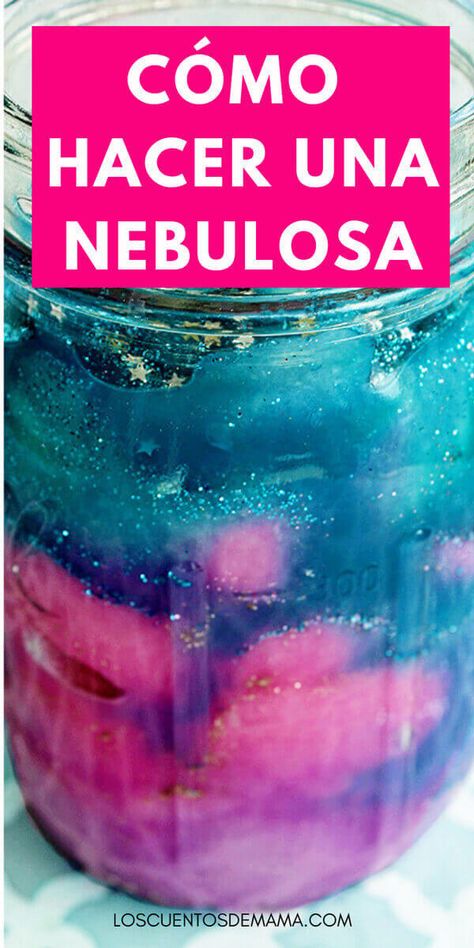 CÓMO HACER UNA NEBULOSA 【FÁCIL PARA NIÑOS】 Art Activities, Education