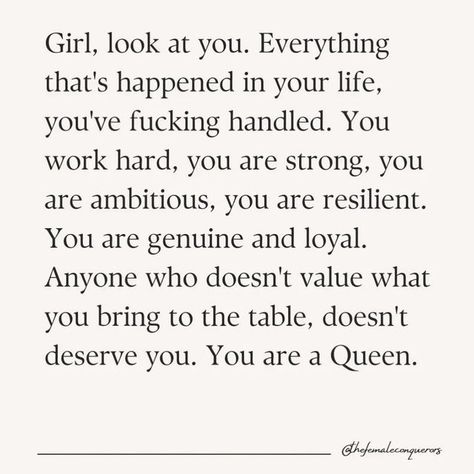 Gabrielle Bernstein on Instagram: "Can I get a 👏👇 #rp @thefemaleconquerors via @ebresmith #empowerment" Queen Quotes Inspirational, A Queen Quotes, Gabby Bernstein Quotes, Im A Queen, Queen Quotes Boss, Gabby Bernstein, Gabrielle Bernstein, Mom Life Quotes, Unhealthy Relationships