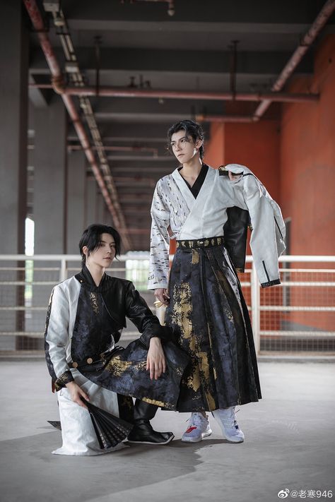 Hanfu Men, Modern Hanfu, Chinese Dress, Anime Boy, Fashion Outfits, Clothes