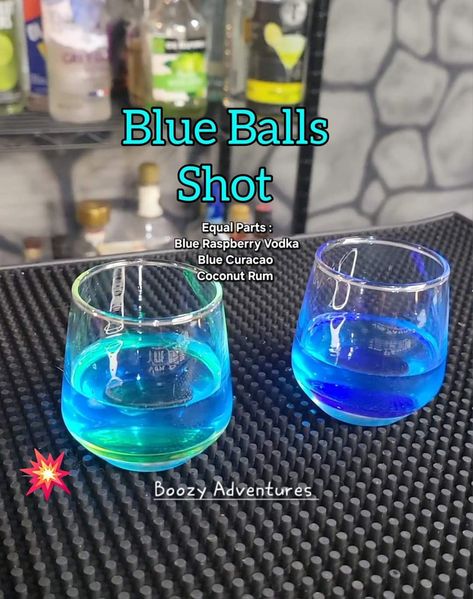 Shots Alcohol Recipes, Fun Halloween Drinks, Mixology Recipes, Vodka Blue, Bartender Drinks Recipes, Halloween Drinks Alcohol, Homemade Alcohol, Bartender Drinks, Summer Drinks Alcohol