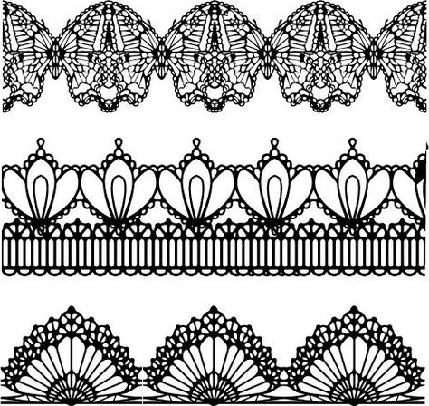 Lace Garter Tattoos, Garter Tattoo, Motifs Art Nouveau, Lace Drawing, Lace Painting, Lace Designs, Lace Tattoo, Victorian Lace, Affinity Designer