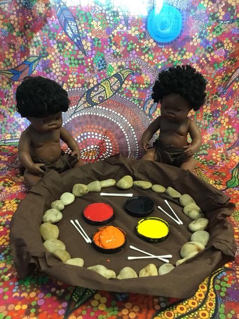 Aboriginal Sensory Play, Indigenous Sensory Play, Indigenous Literacy Day Activities, Nursery Room Ideas Childcare, Children's Day Craft, Naidoc Week Activities, Aboriginal Education Early Childhood, Aboriginal Culture In Childcare, Aboriginal Art For Kids