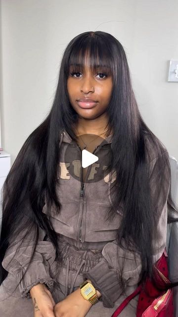 Alasha Hair Artistry🏆 on Instagram: "Closure wig fringe bang X layers  Book your appointment today!  #stlhairstylist #htxhairstylist" Fringe Wig Black Women, Layered Straight Hair With Bangs, Fringe Wigs, Fringe Wig, Curly Layers, Straight Weave, Fringe Bangs, Birthday Hair, Closure Wig