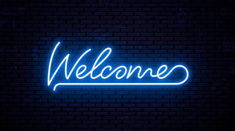 Welcome - ready inscription template for... | Premium Vector #Freepik #vector #hand #template #light #shop Welcome Template Aesthetic, Welcome Logo Design, Welcome Wallpaper, Welcome Aesthetic, Welcome Poster Design, Hand Template, Green Texture Background, Welcome Words, Yellow Words