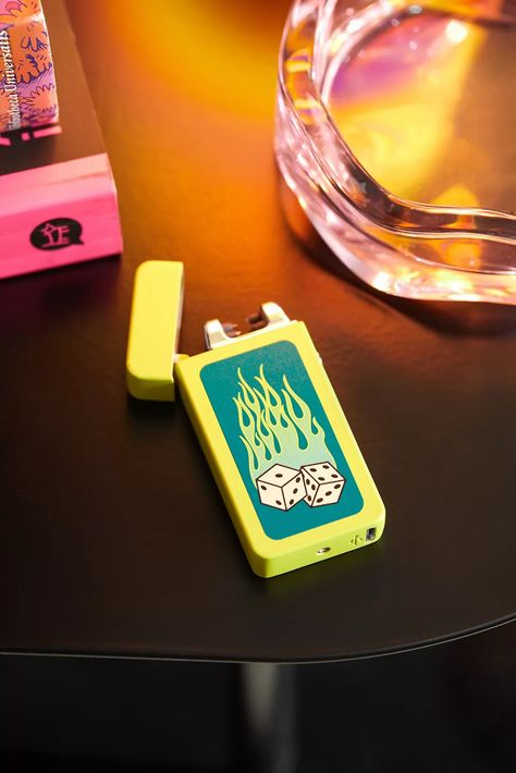 UO Printed Electric Lighter | Urban Outfitters Peachy Clean Bath Mat, Bluetooth Record Player, Company Swag, Urban Outfitters Home, Floral Comforter, College Dorm Essentials, Storage Caddy, Apartment Essentials