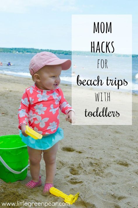 Mom Hacks For Beach Trips With Toddlers! Don't get stuck at the beach with nothing for your toddler to do. Trips With Toddlers, Toddler Hacks, Beach Mom, Puerto Rico Vacation, Toddler Beach, Family Beach Trip, Beach Vacay, Toddler Snacks, Toddler Travel