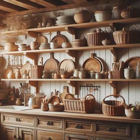 41 Unique Farmhouse Kitchen Decor Ideas to Inspire Your Home Old World Kitchen, Galvanized Metal Decor, Unfitted Kitchen, Beadboard Paneling, Old World Kitchens, Rustic Kitchen Island, Vintage Farmhouse Kitchen, Unique Farmhouse, Heritage House