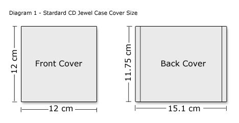 standard CD jewel case cover size illustration Custom Cd Case, Diy Cd Cover, Cd Case Art, Burning Cds, Custom Cd Covers, Cd Case Crafts, Booklet Design Layout, Cd Template, Cd Cover Template