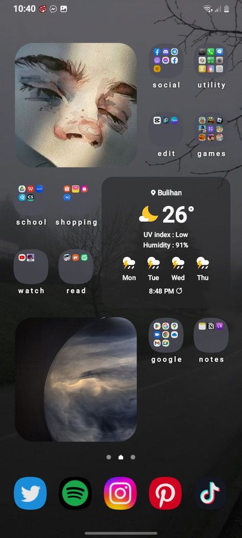 Aesthetic homescreen layout Aesthetic Homepage Android, S22 Ultra Home Screen Setup, Aesthetic Andriod Layout, Home Screen Ideas Android Samsung, S23 Ultra Home Screen Layout, Aesthetic Phone Setup Android, Android Screen Layout, Dark Aesthetic Home Screen Layout, Android Setup Homescreen