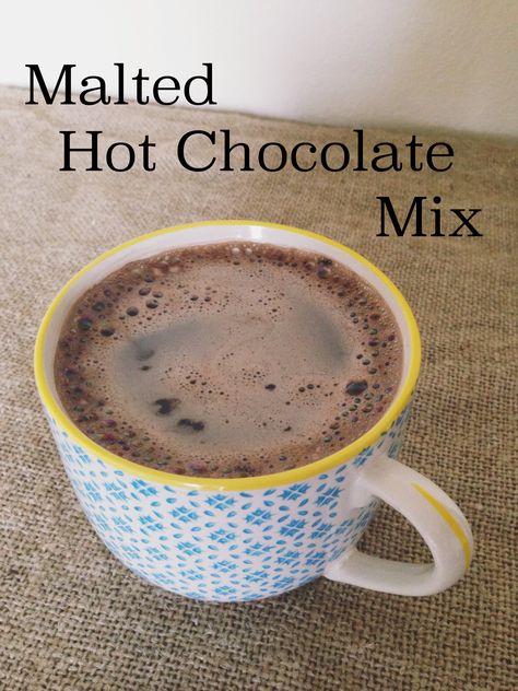 Hot Chocolate Mix Recipe Hot Cocoa Mix Recipe, Hot Winter Drinks, Hot Chocolate Mix Recipe, Homemade Hot Chocolate Mix, Mix Chocolate, Hot Chocolate Spoons, Chocolate Spoons, Cocoa Recipes, Chocolate Malt