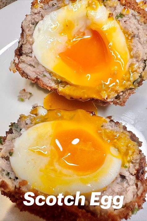 Scotish Eggs Recipe, Scott Eggs Recipe, Scottish Egg Recipe, British Breakfast Traditional, Classic British Food, Scottish Eggs Recipe, Scotch Eggs Recipe Baked, Scottish Egg, Scotch Eggs Baked