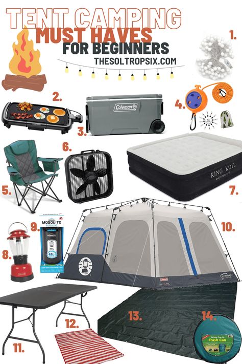 14 Things You'll Want on Your Tent Camping Checklist - The Soltrop Six First Time Camping With Kids, Tent Camping Set Up, Tent Camping With Kids, Tent Camping Must Haves, Tent Camping Set Up Ideas, Cozy Camping Tent, Camping Chic, Tent Camping Ideas, Camping Setup Ideas