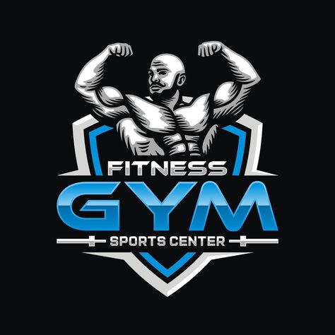 Body Building Logo, Gym Logo Design Fitness, Wallpaper For Gym, Gym Logos, Gym Logo Design, Logos Gym, Gym Boys, Bodybuilding Logo, Gym Posters