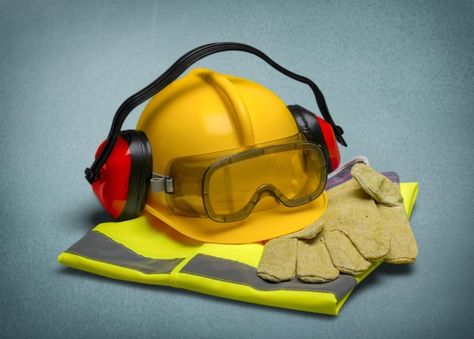 Yellow helmet with equipment on backgro... | Premium Photo #Freepik #photo #hard-hat #safety-hat #safety-helmet #engineer-hat Hi Vis Workwear, Brain Injuries, National Safety, Medical Malpractice, Product Animation, Personal Injury Law, Health Administration, Safety Precautions, Construction Workers