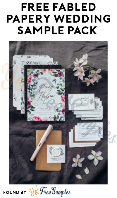 FREE Fabled Papery Wedding Sample Pack - Yo! Free Samples https://yofreesamples.com/wedding-freebies/free-fabled-papery-wedding-sample-pack/ Free Wedding Samples By Mail, Free Wedding Samples, Wedding Freebies, Sample Packs, Free Wedding, Free Stuff, Save The Date Cards, Free Samples, Go Out