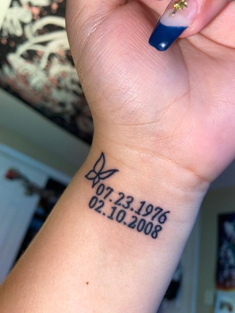 Tattoo Ideas To Honor Grandparents, Tattoos When You Lost Someone, Tattoo Ideas Female Meaningful Hand, Jeremiah Tattoo Ideas, Non Common Tattoos, Tattoo Ideas Female Small Matching, Tattoos For Women Lost Loved One, Female Simple Tattoos, Ways Tattoo Meaning