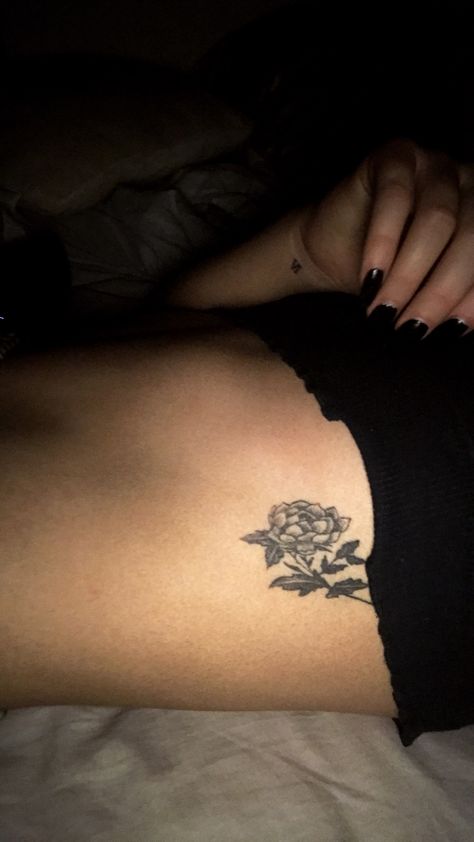 Ribcage tattoo Peony Tattoo, Ribcage Tattoo, Peonies Tattoo, Rib Cage, Deathly Hallows Tattoo, Leaf Tattoos, Maple Leaf Tattoo, Triangle Tattoo, Peonies