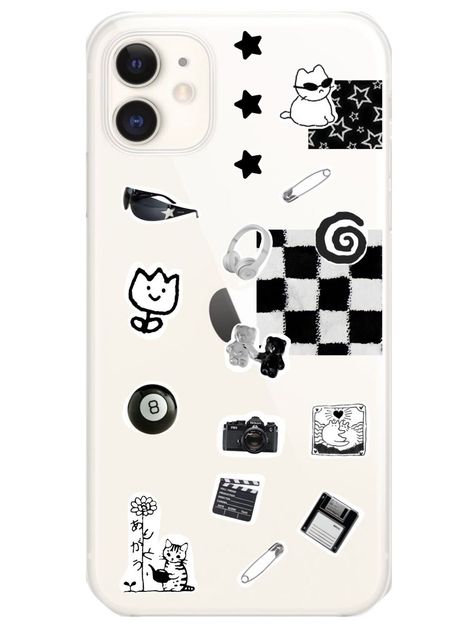 White Aesthetic Phone Case, White Aesthetic Phone, White Phone Case, Black Phone, Aesthetic Phone, Aesthetic Phone Case, Black And White Aesthetic, Black Phone Case, White Aesthetic