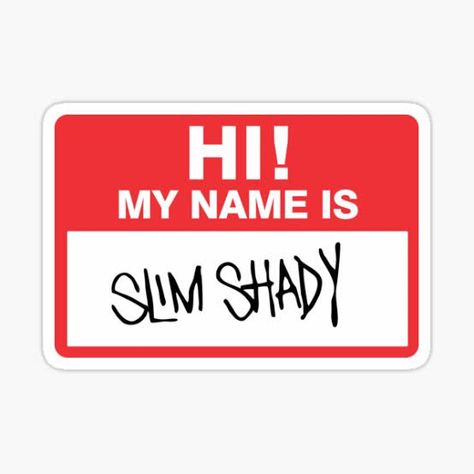 Eminem Slim Shady, Bubble Stickers, Iphone Case Stickers, Collage Phone Case, Music Stickers, Phone Stickers, Slim Shady, New Sticker, Cool Stickers