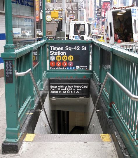 Subway Station Aesthetic, Lego Underground, Subway Station Entrance, Abandoned Subway Station, Subway Entrance, Before We Were Strangers, Station Aesthetic, New York Quotes, Bloxburg City