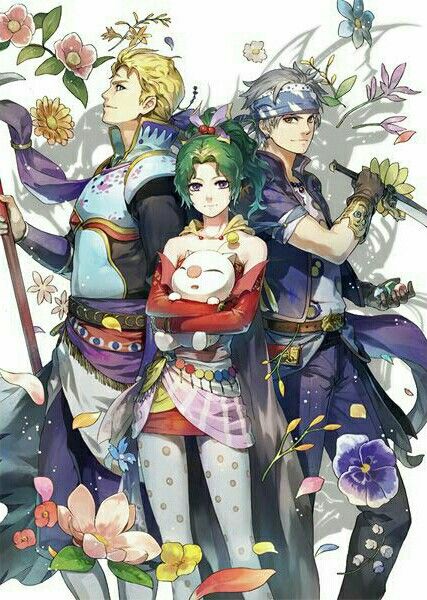 My favorite protagonists terra and locke, with king edgar of figaro Final Fantasy Protagonists, Ff6 Terra, Terra Ff6, Locke Cole, Flying A Plane, Terra Branford, Final Fantasy Xi, Final Fantasy Vi, Final Fantasy Ix