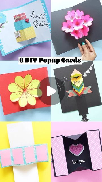 D.I.Yay! on Instagram: "Easy Pop-up Greeting Card | Follow @d.i.yay 
#diy #diyvideo #diyproject #diycraft #artandcraft #easydiy #papercraft #greetingcard #cardmaking #popupcard #giftideas #gifting #giftideas #gifts #crafting #craftideas #crafts" How To Make Pop Up Cards, Pop Up Cards Diy Easy, Cards Diy Easy, Diy Pop Up Cards, Diy Pop, Easy Birthday, Beautiful Handmade Cards, Birthday Cards Diy, Pop Up Cards